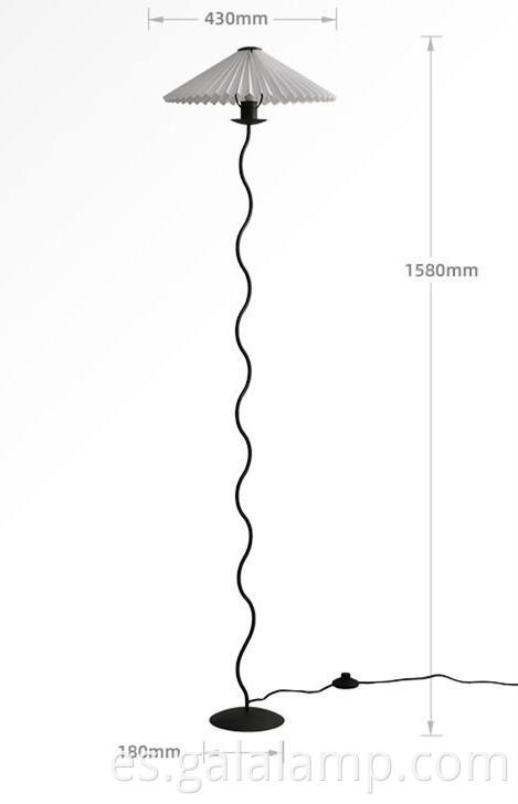 luxury-pleated-shade-floor-lamp-wholesale